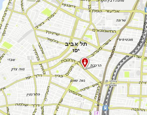 מפת הגעה לקאמרה אובסקורה בריב'ל 5 תל אביב