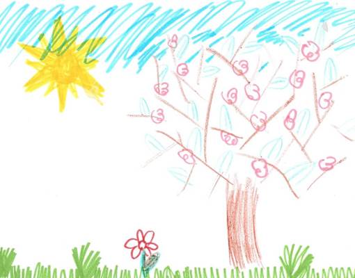 ציור ילדים נפוץ- האם הוא באמת כה אופטימי כפי שהוא נראה?